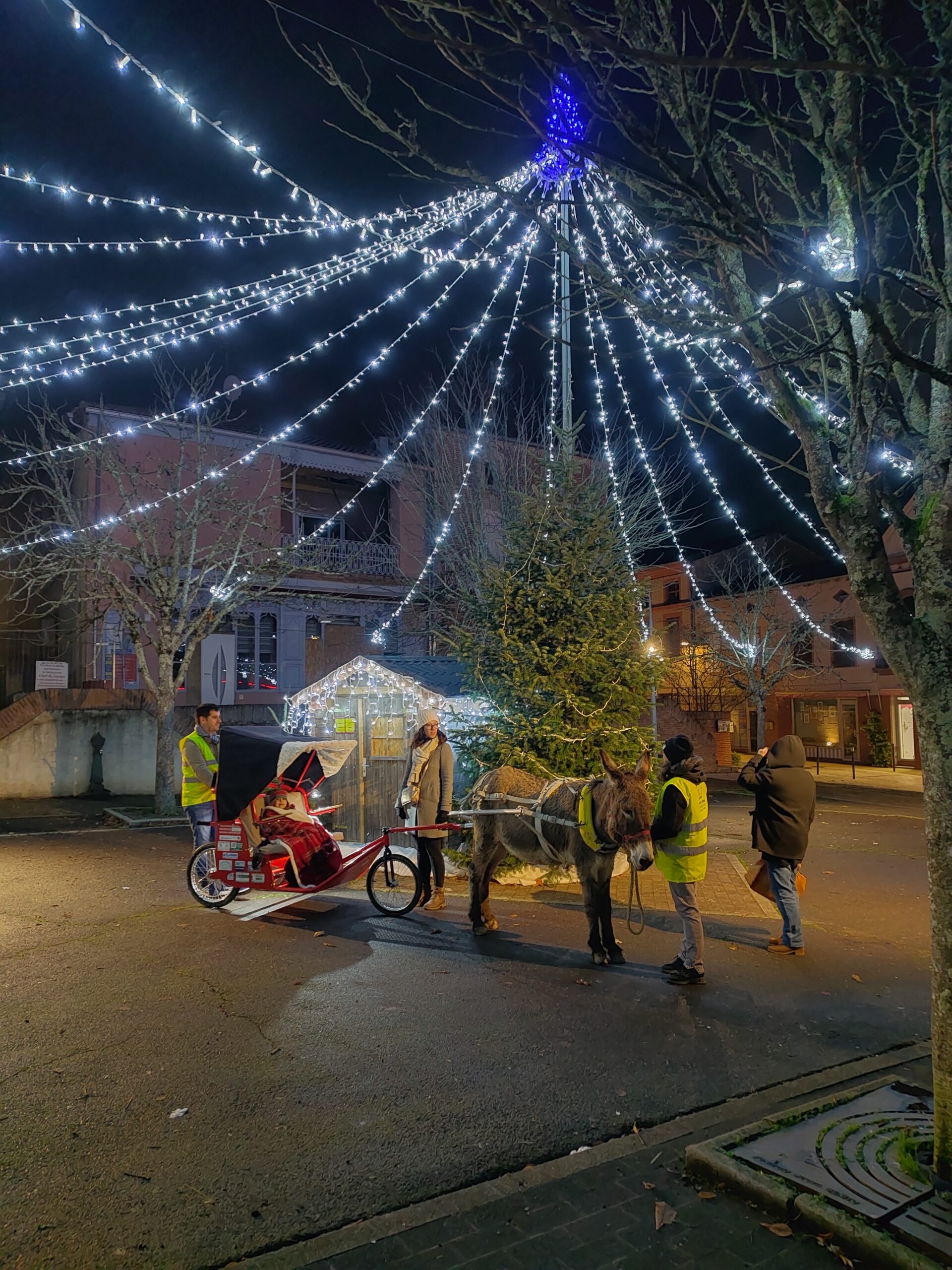 Illuminations de noël à Lafrançaise